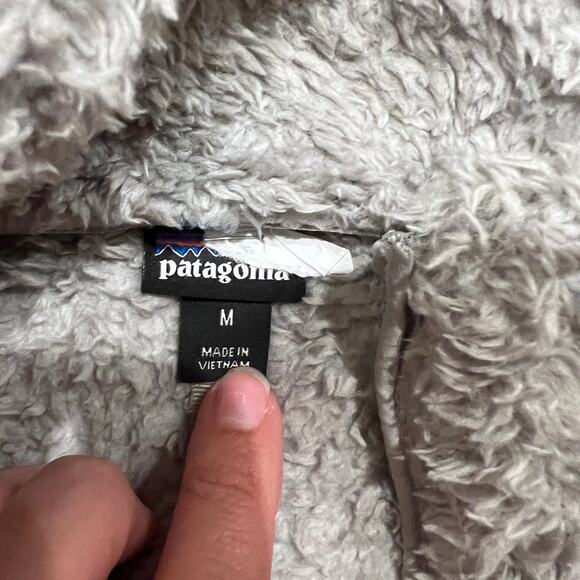PATAGONIA Women's Los Gatos 1/4 Zip Pullover Fleece Sweater Size M In Gray - Picture 7 of 9